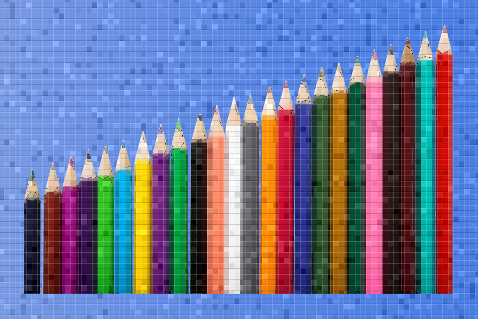 colored pencils - economia management Pavia